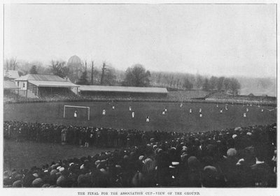 Aston Villa and Everton playing the final of the Association Cup, 1897 by English Photographer